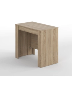 TAVOLO CONSOLLE MULTIPOSIZIONE ESTENSIBILE ROVERE, 90X51X78 CM